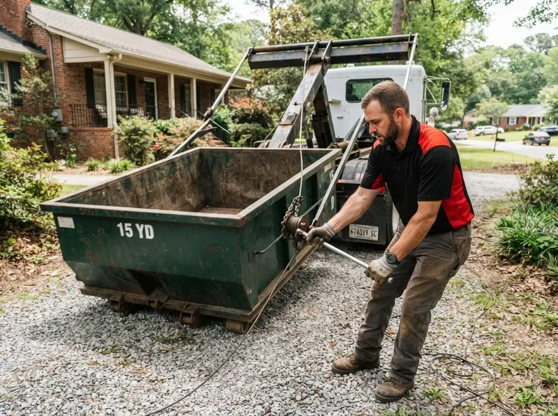 15-Yard Roll-Off Dumpster Rental in Columbia, SC